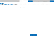 Tablet Screenshot of diamondvoice.com